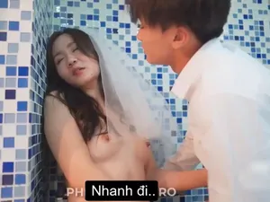 Trong ngày vui của mình, người vợ lén địt nhau với em chồng